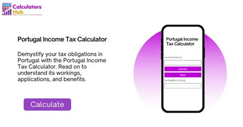 income tax calculator portugal|Portugal Salary Tax Calculator